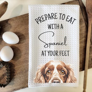 Torchon cocker, cadeau cocker, torchon chien, maman cocker, cocker, déco cuisine