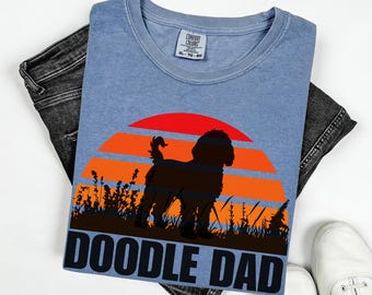 Doodle Dad shirt gift for him goldendoodle shirt dog shirt gift Doodle shirt dog birthday gifts for him