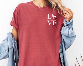 Boston Terrier Love Shirt Boston Mom Gift Tee Boston Terrier Mama T-Shirt Boston Lover Shirt Dog Mama Love Gift Shirt for dog owner shirt