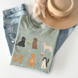 Golden doodle cottagecore t shirt, Golden Doodle, Golden doodle mom, Golden doodle gifts, goldendoodle, Golden doodle sweatshirt,cottagecore