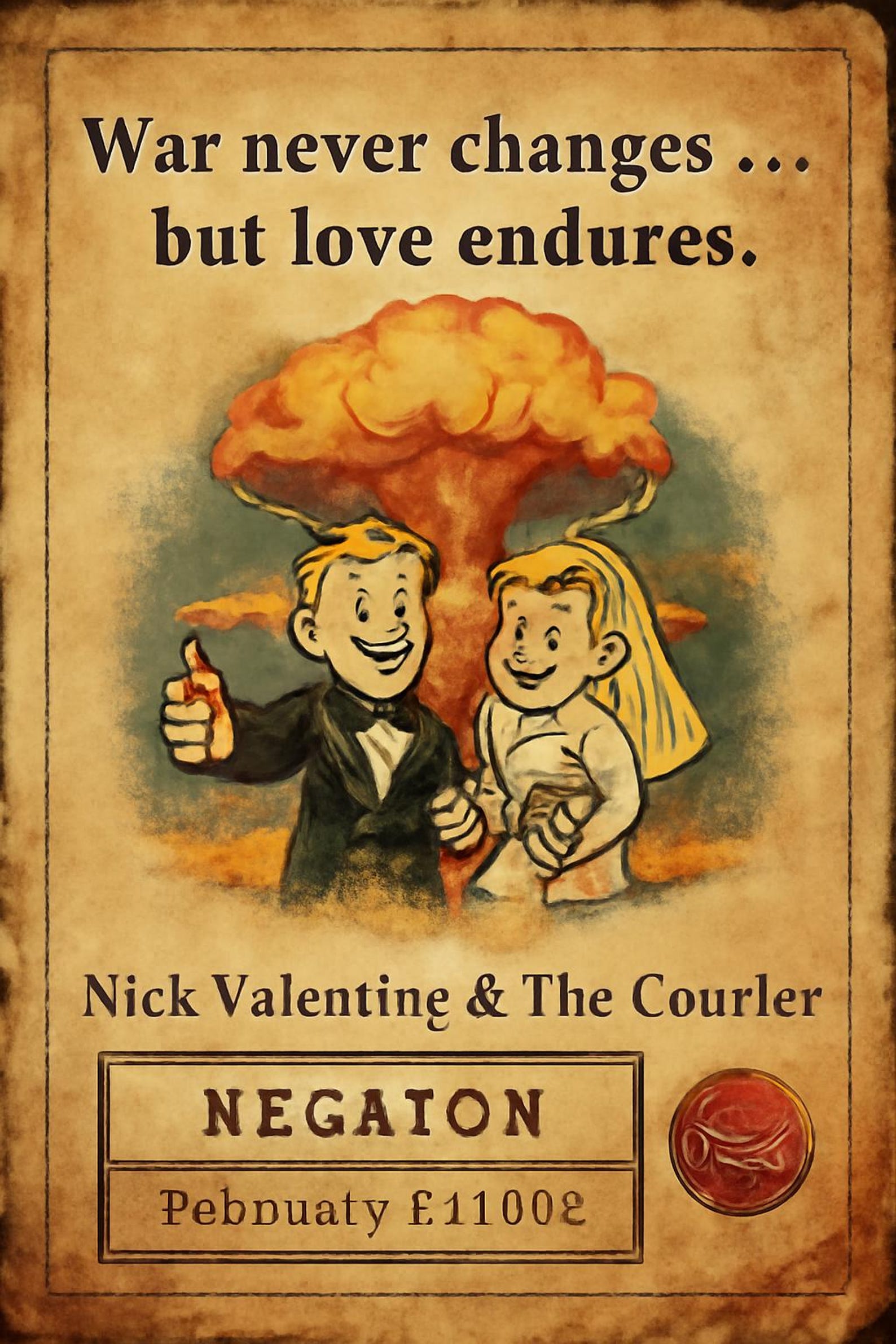 Fallout Themed Wedding Invitation - Etsy