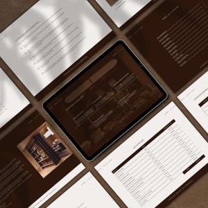 Plantilla de propuesta de diseño de interiores profesional / Canva y PowerPoint / Documento editable