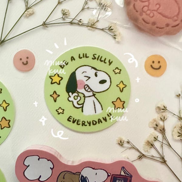 Pegatinas divertidas / pegatinas de vinilo impermeables para bullet journal, agenda, portátil, botella de agua, funda de teléfono