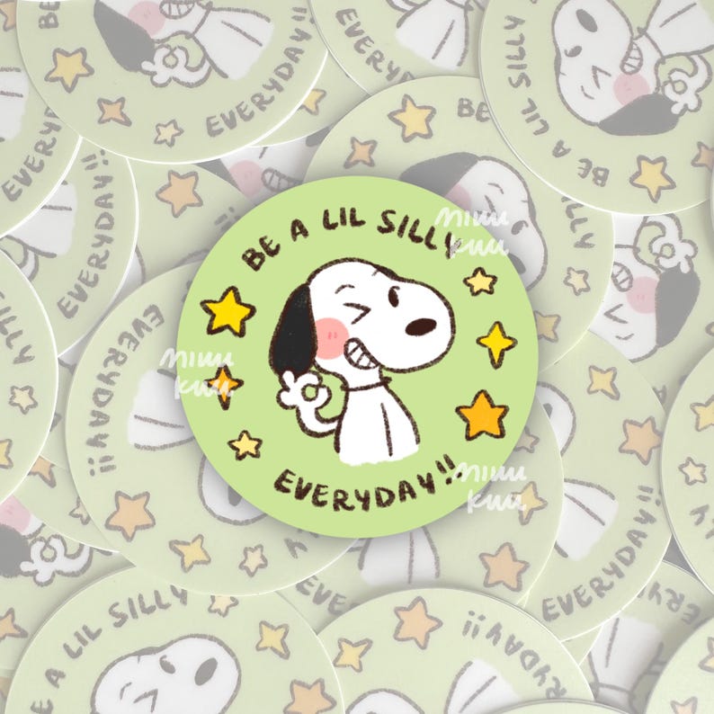 Silly Sticker | Vinyl Waterproof Stickers for Bullet Journal, Planner ...