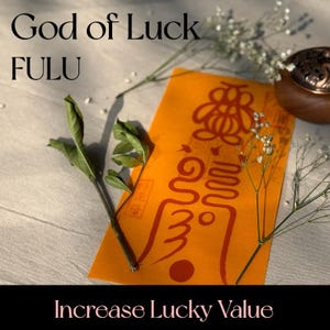 Blessed Chinese Taoism Talisman for Good Luck Attraction, personalized Amulet with actual effects, Taoism Fulu