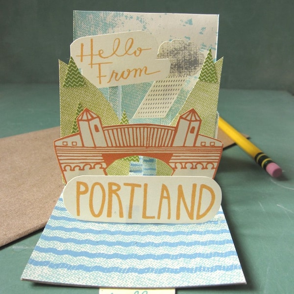 Portland Pop-up Post Card