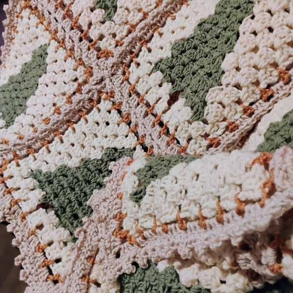 Handmade Crochet Christmas Tree Blanket | Christmas Throw | Cozy Holiday Decor | Crochet Christmas Blanket | Handmade Christmas Gift