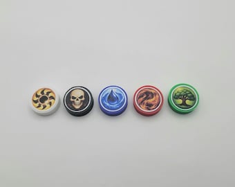 Realistische drijvende mana-symbolen en stickers (MTG-compatibel)