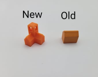Catan Custom-stukken (kastelen, klokkentorens en geplaveide wegen)