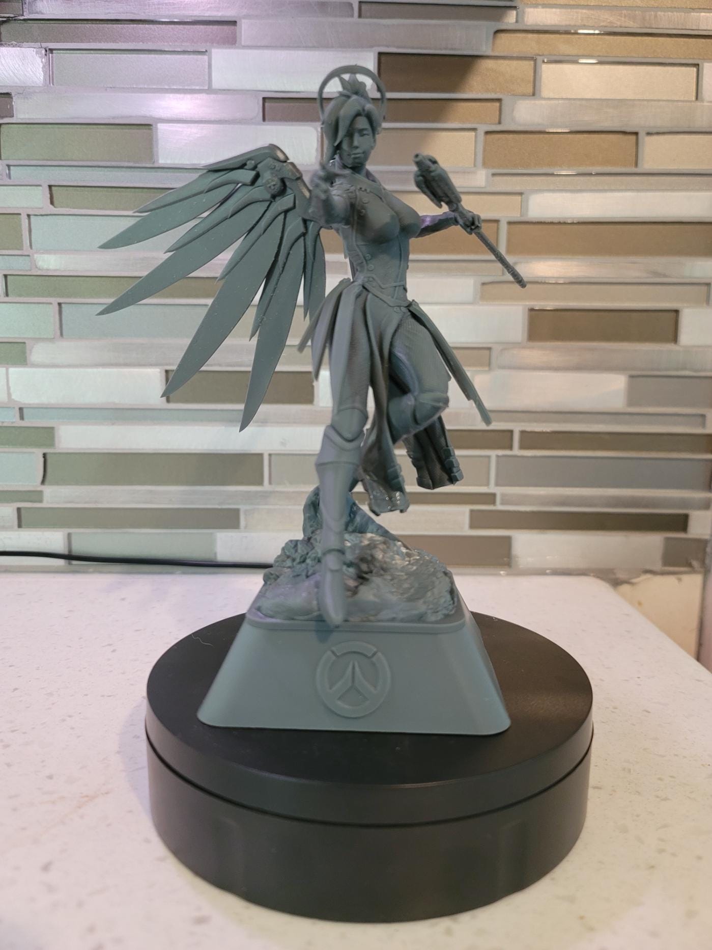 Overwatch - Mercy, Let Mercy be your Guardian Angel. Take her home today! Hi-Rez Resin Print.