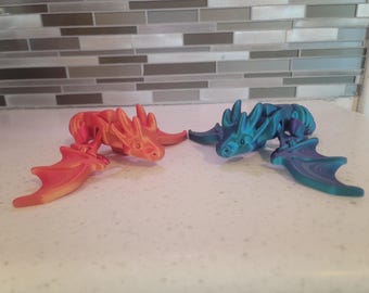 Wyvern - Articulated with flapping wings.