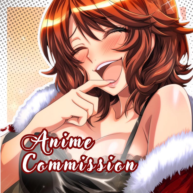Custom PFP | Cute Anime Chibi Profile Picture | Kawaii Avatar Icon for Twitch, Discord & Etsy Shop Branding image 4