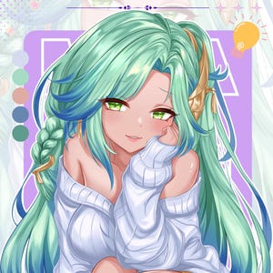 Benutzerdefinierte PFP | Süßes Anime Chibi Profilbild | Kawaii Charakter Icon für Twitch, Discord & Etsy Shop Branding