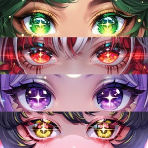 Custom Twitch Banner | Eye Banner | Twitch banner | Banner Design | High Resolution | Twitter | Youtube | Discord | Anime Ilustration
