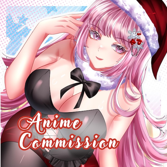 Custom PFP | Cute Anime Chibi Profile Picture | Kawaii Avatar Icon for Twitch, Discord & Etsy Shop Branding