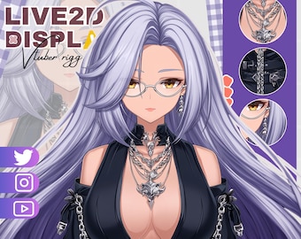 Custom VTuber Model Commission | Live2D & PNGTuber | Anime Art | VTuber Assets | Female Male VTuber Character Design