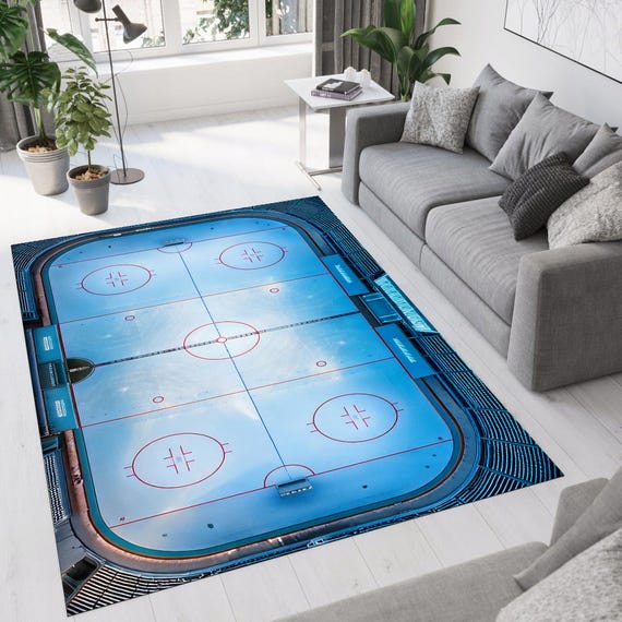 Rinkle Rugs Hockey Rink Rug