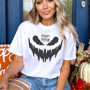 Retro Halloween Monster Shirt,Monster Mash Shirt,Vintage Ghost Halloween Shirt, Monster Tee,Retro Fall Top,Fall Shirt,Halloween Monster Tee