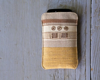 Bronze Age Series / Xanthippe - Handwoven Mobile phone case