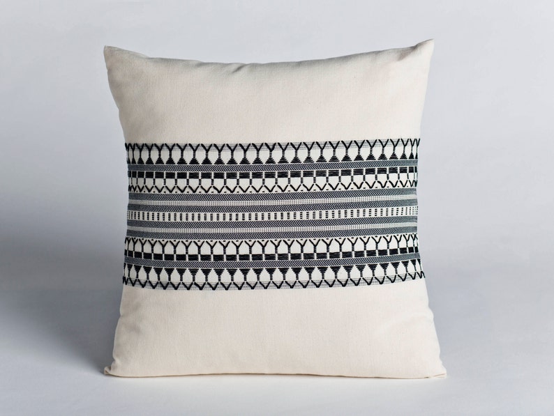 Schemata Series / Star Pulses Handwoven Cushion Cover image 1