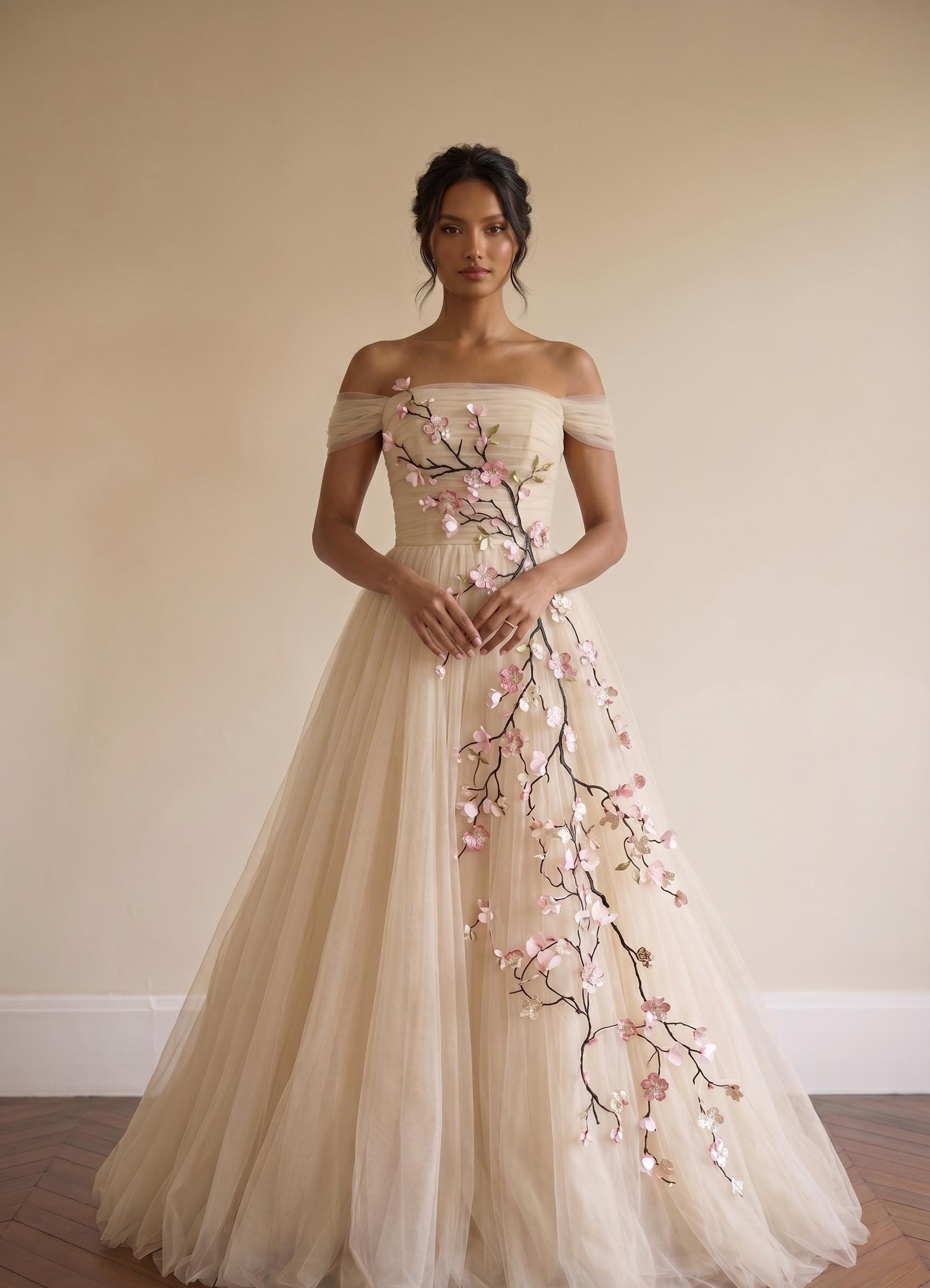 cherry blossom formal dress Prom Dresses SID-IDO14466