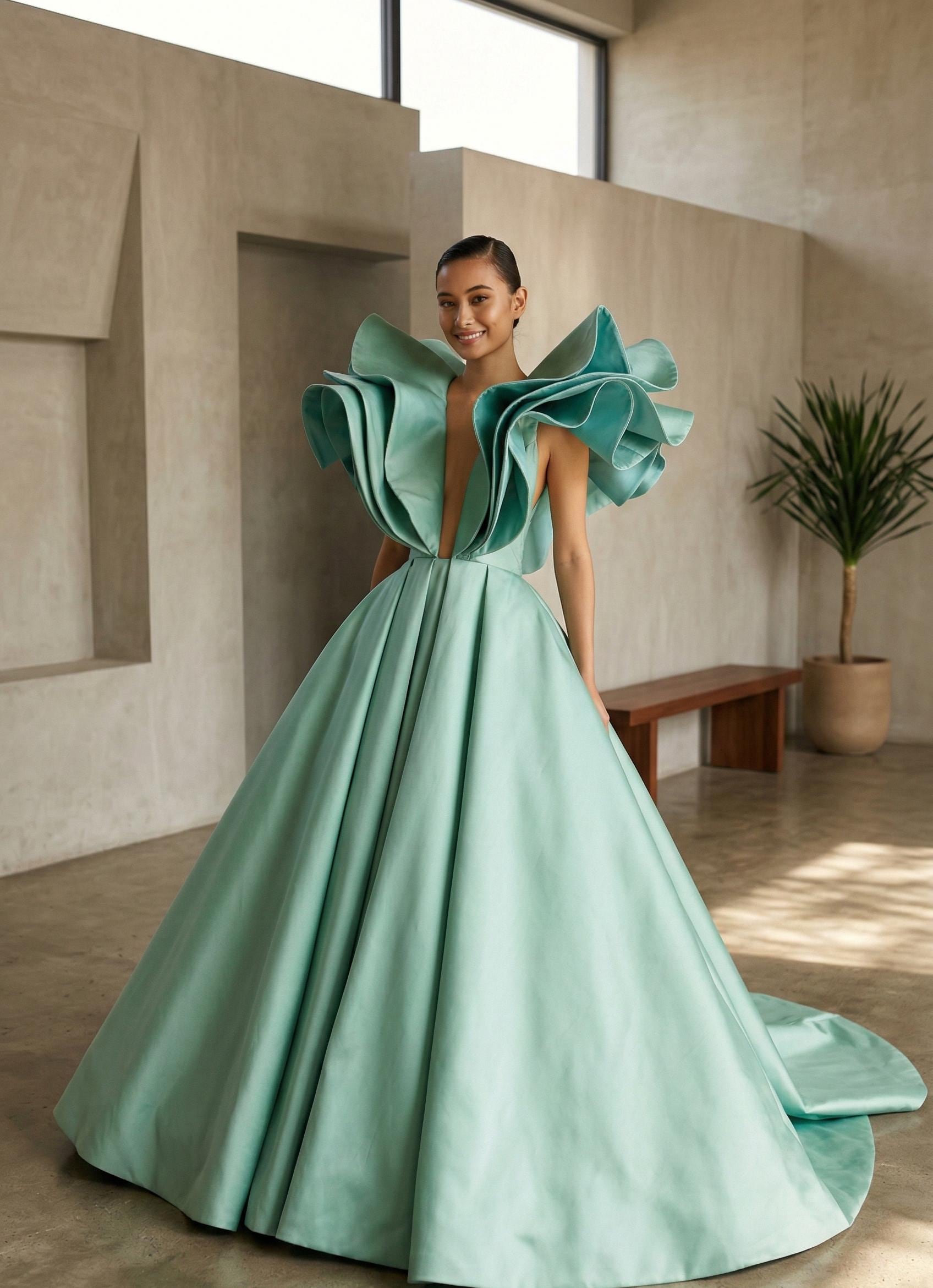 teal graduation dress Women llusion bodice formal dress