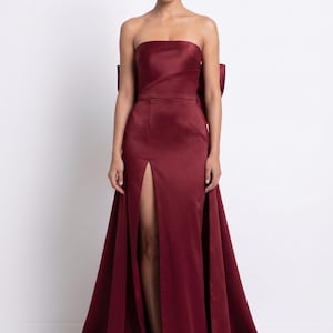 princess polly baby blue dress Burgundy Prom Dresses | Satin, Chiffon & Fitted Styles main image 1
