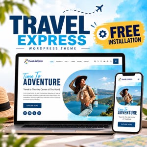 Travel Express – WordPress Reise-Blog & Reisebüro Theme | Elementor Bereit