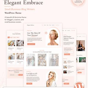 Elegant Embrace - Modern and Stylish WordPress Theme for Creatives