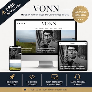 WordPress Blog Template – Modern, Responsiv & Einfach anpassbar