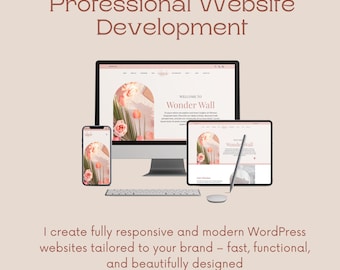 Benutzerdefinierte WordPress Website Entwicklung - Responsiv, Seo freundlich, gebaut für Ihre Marke