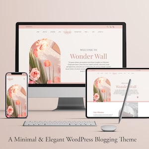 Wonder Wall: tema minimalista de WordPress para blogs de escritores y creadores