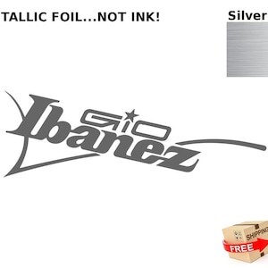 Ibanez Gio Guitar Decal Head stock Restoration Waterslide Logo 127s