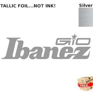 Ibanez Gio Guitar Decal Head stock Restoration Waterslide Logo 129s