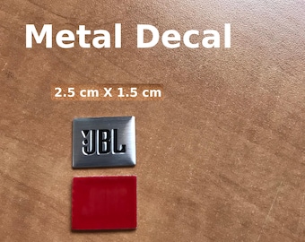 JBL 3d metal aluminum Sticker Decal Logo emblem. M137-2