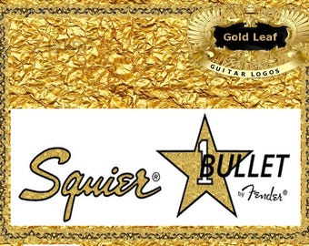 Squier Bullet Guitar Decal Head stock Restoration Waterslide Logo 62g