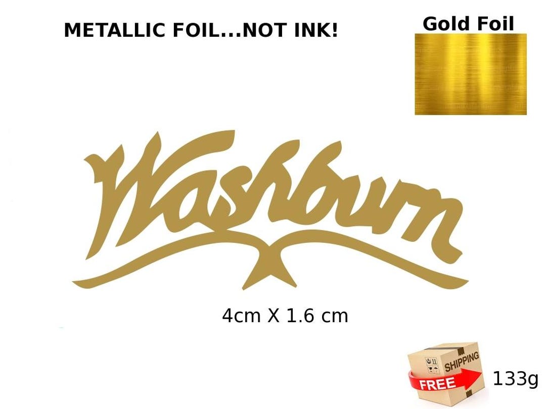 Washburn Guitar Decal Head Stock Restoration Waterslide Logo 133g - Etsy
