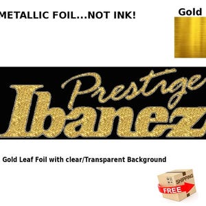 Ibanez Guitar Decal Head stock Restoration Waterslide Logo 7g