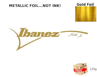Ibanez Jem Jr. Guitar Decal Head stock Restoration Waterslide Logo 125g