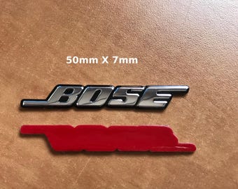 Bose 3d metal aluminum Sticker Decal Logo emblem. M140-2