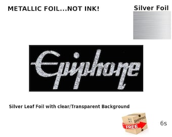 Calcomanía para guitarra Epiphone Restauración de clavijero Waterslide Logo 6s