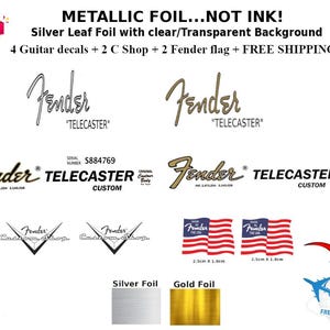 Fender Telecaster Guitar Decal C shop Fender Flag Restoration Decal 335
