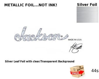 Jackson Guitar Decal Head stock Restoration Waterslide Logo 44s