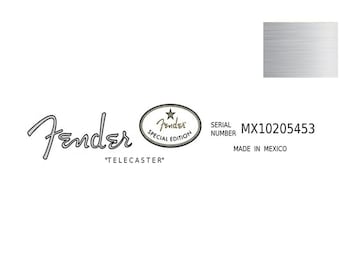 フェンダーテレキャスター補修用デカール Fender - Fender JapanTELECASTER デカール 補修用 パーツ ⑦の
