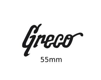 Greco ギター デカール 3D レーザーカット メタル ヘッドストック 修復