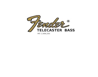 Fender Telecaster Guitar Decal Head stock Restoration Waterslide Logo 77b
