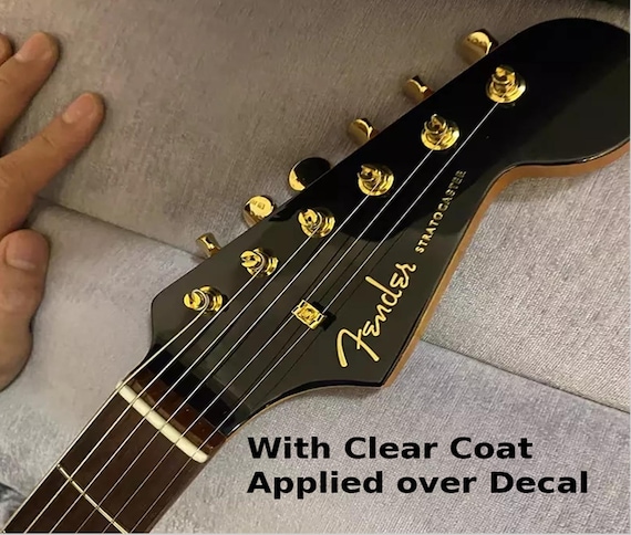Autocollant Stratocaster Peel & Stick années 70 style Fender ultra