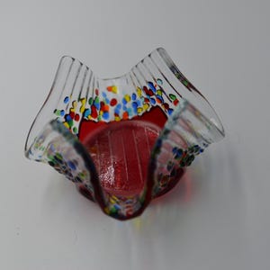 Tealight Holder Curved Sparkles