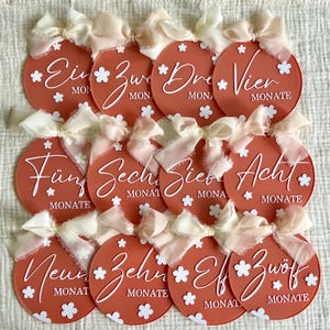 Mijlpalen voor babycadeaus | Geboortecadeau voor meisjes | Babycadeaus Geboorte | Geboorte van een jongen | Babykamer decoratie | Babyshower cadeau