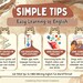 Printable Learning English Poster Set in PDF and PNG - Etsy